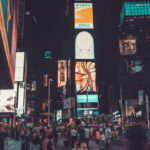 Times Square à noite. Foto: Divulgação