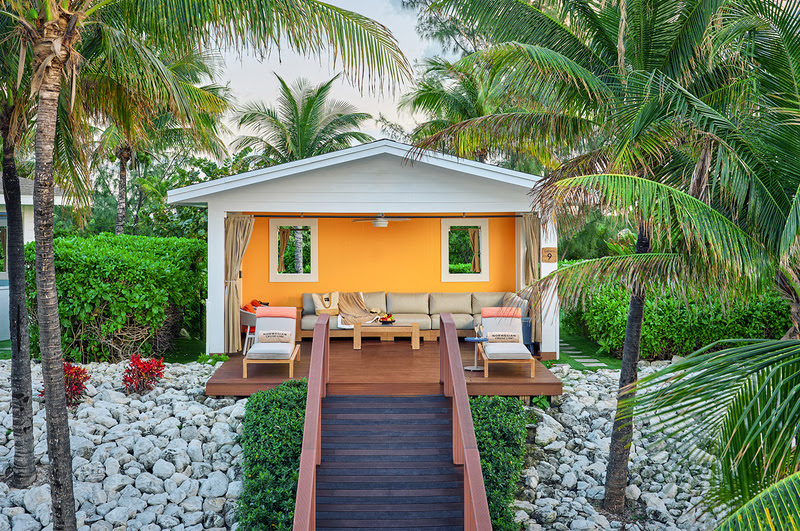 Cabanas privativas Great Syrup Cay