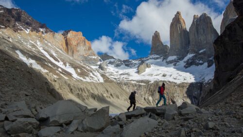 Trilha em Torres del Paine
