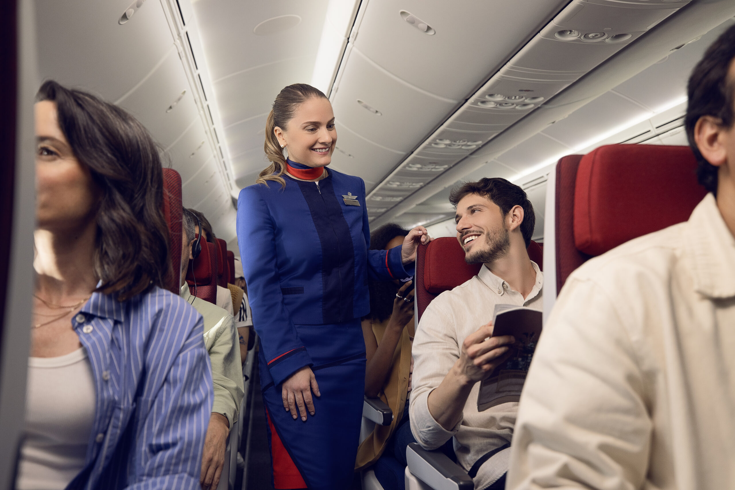 Cabine de passageiros Latam