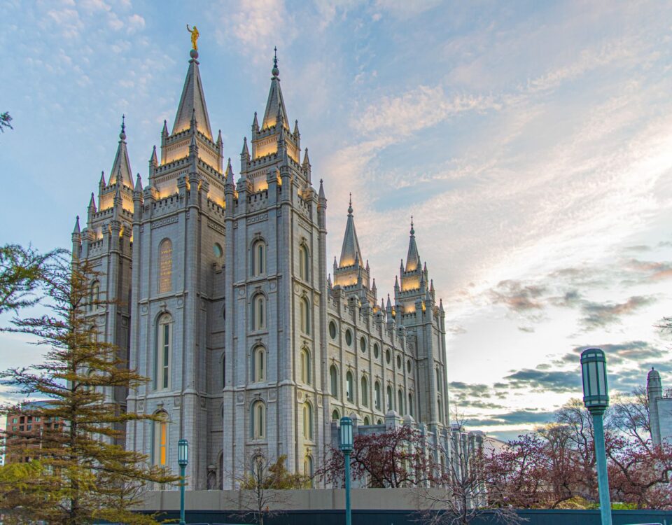 Templo Square em Salt Lake City